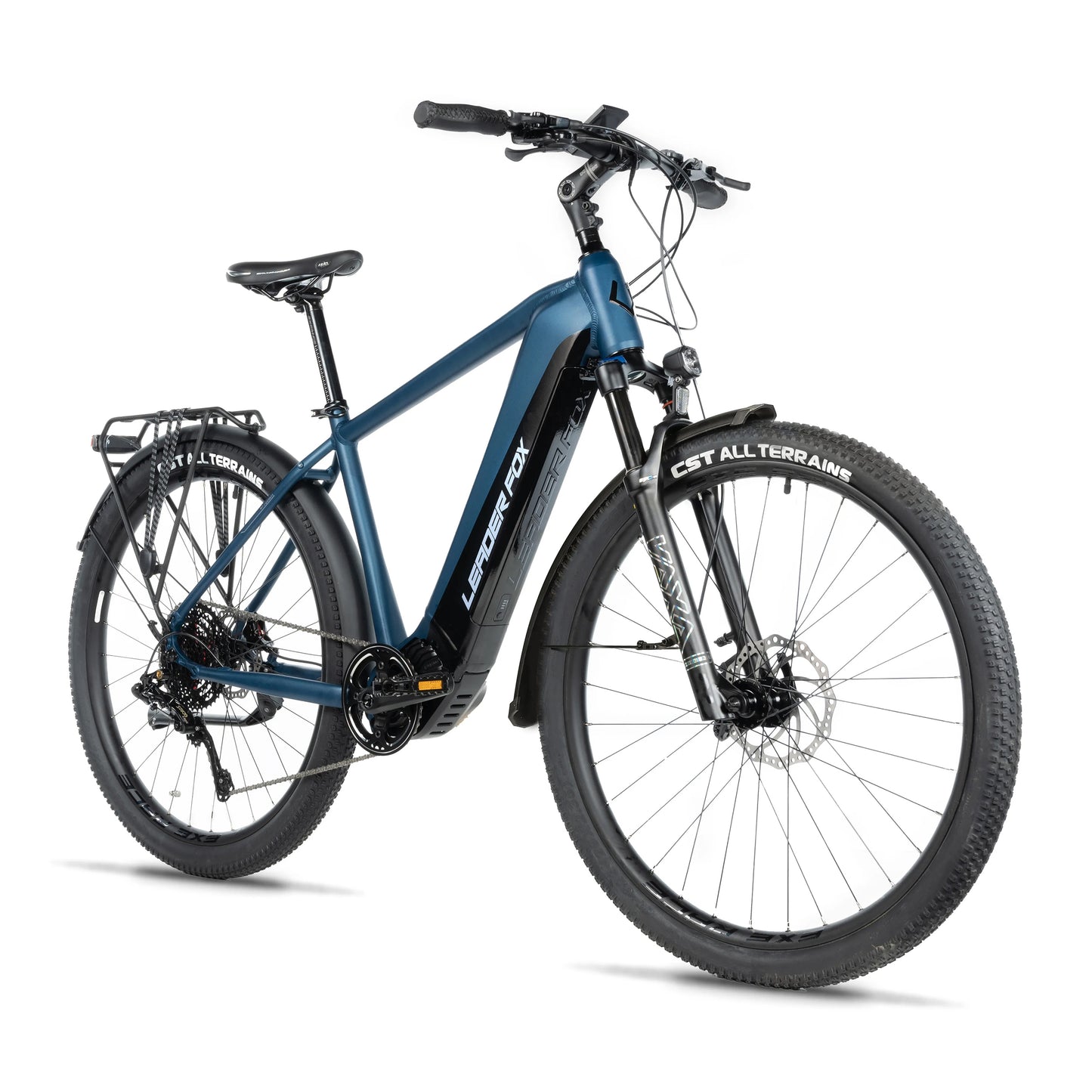 Electric Hybrid Bike 28 Leader Fox Barnet H blue Bafang M510 20Ah