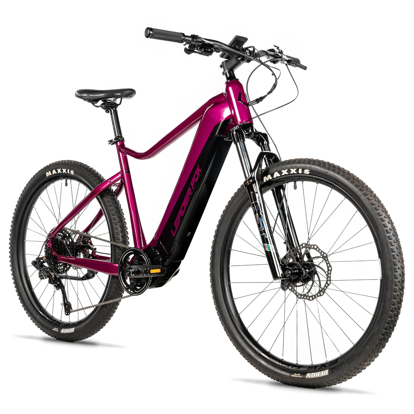 Electric mountain bike 29 Leader Fox Kent violet Bafang M510 20Ah