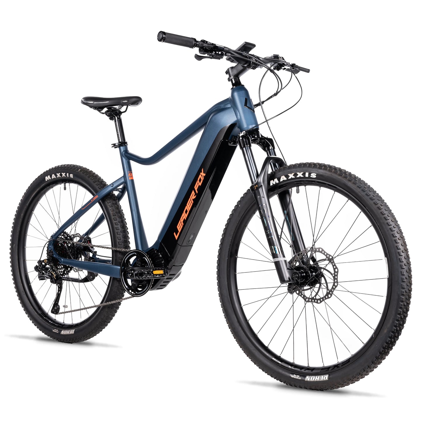 Vélo électrique VTT 29 Leader Fox Kent bleu foncé Bafang M510 20Ah
