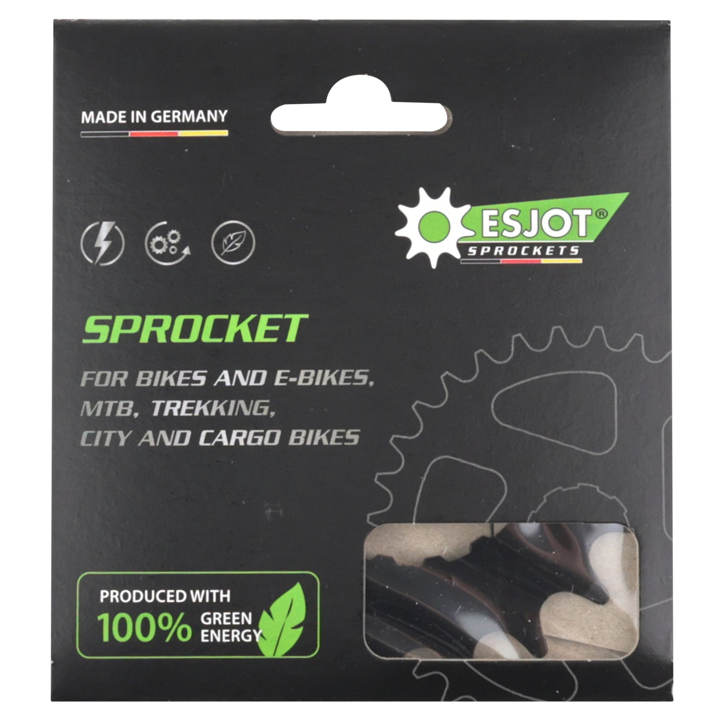 Pignon ESJOT E-Drive compatible Bosch 17 dents 2e génération