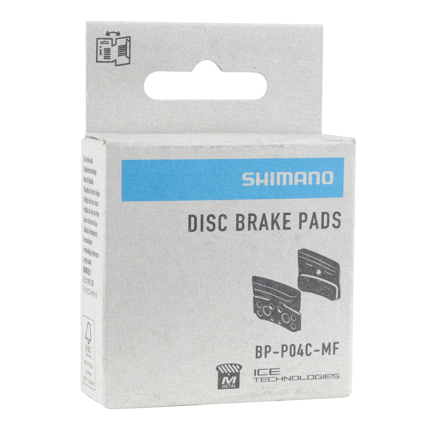 Plaquettes frein VTT Shimano P04C métal pour XTR M9200 2 paires