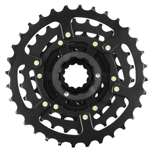 Cassette 7v. Shimano hg210 12-32 noir (12-14-16-18-21-24-32) -spline m-