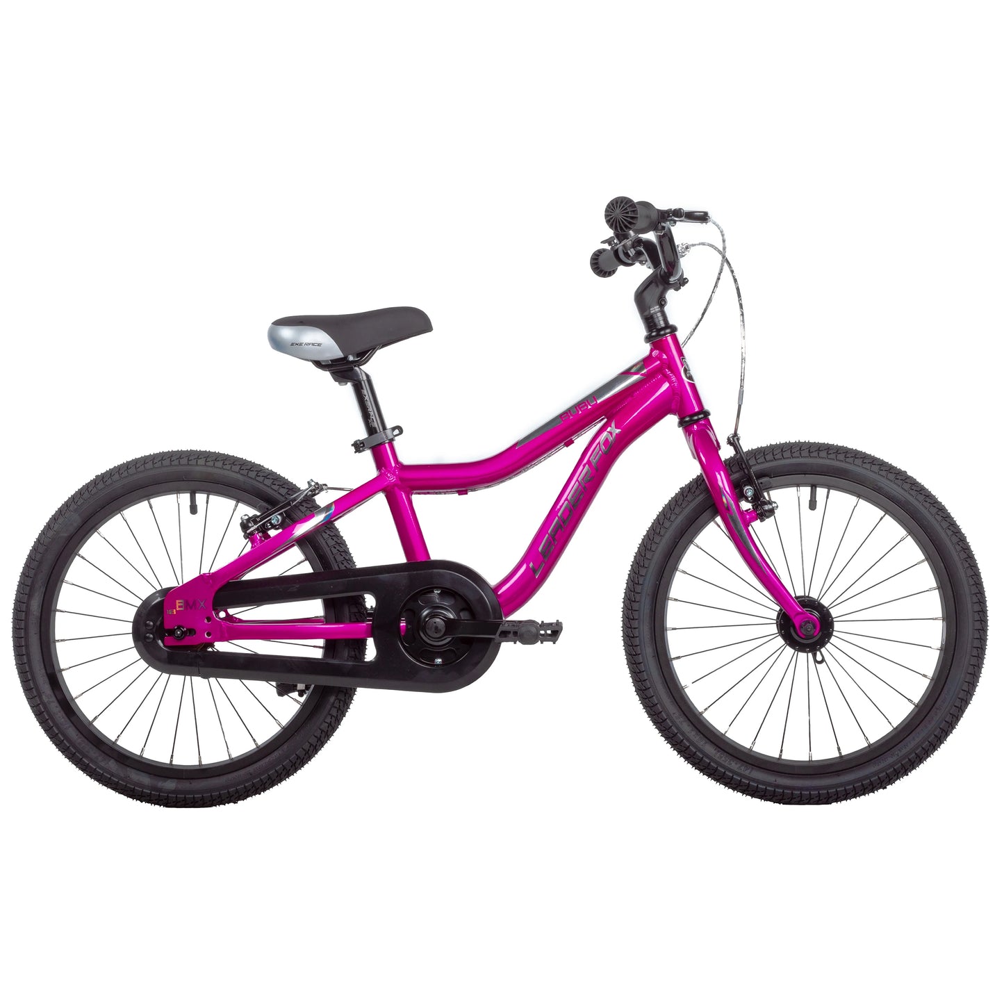 18-inch Kids' Bike Leader Fox BUBU Pink V-brake (115-125 cm)