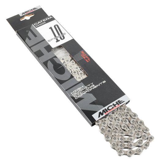 Chaîne vélo 10v. Route Miche strada noir 116 maillons (1-2"x3-32") compatible Shimano et Campagnolo