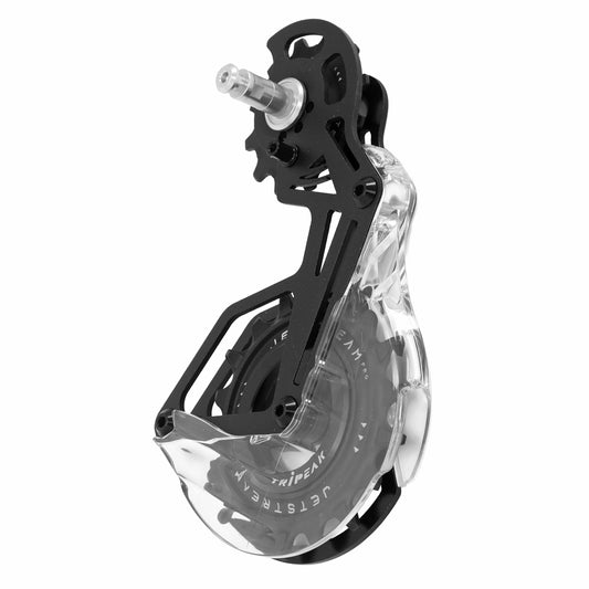 Tripeak Aero-Wing OPW derailleur cage 12-18T 11x2sp. Shimano 105 11sp RD7100-RD7000 black aluminum