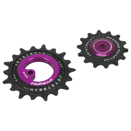 Galet dérailleur aopw Tripeak 14-18 dents céramique 13x1v. Sram axs force xplr violet jeu de 2