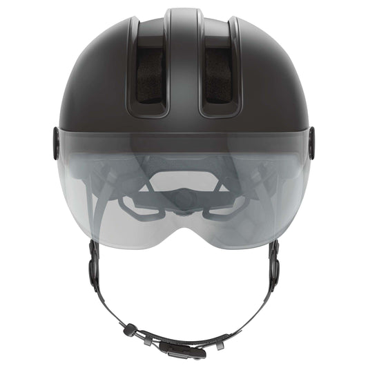 Abus Urban HUD-Y Ace Velvet Black Adult Cycling Helmet