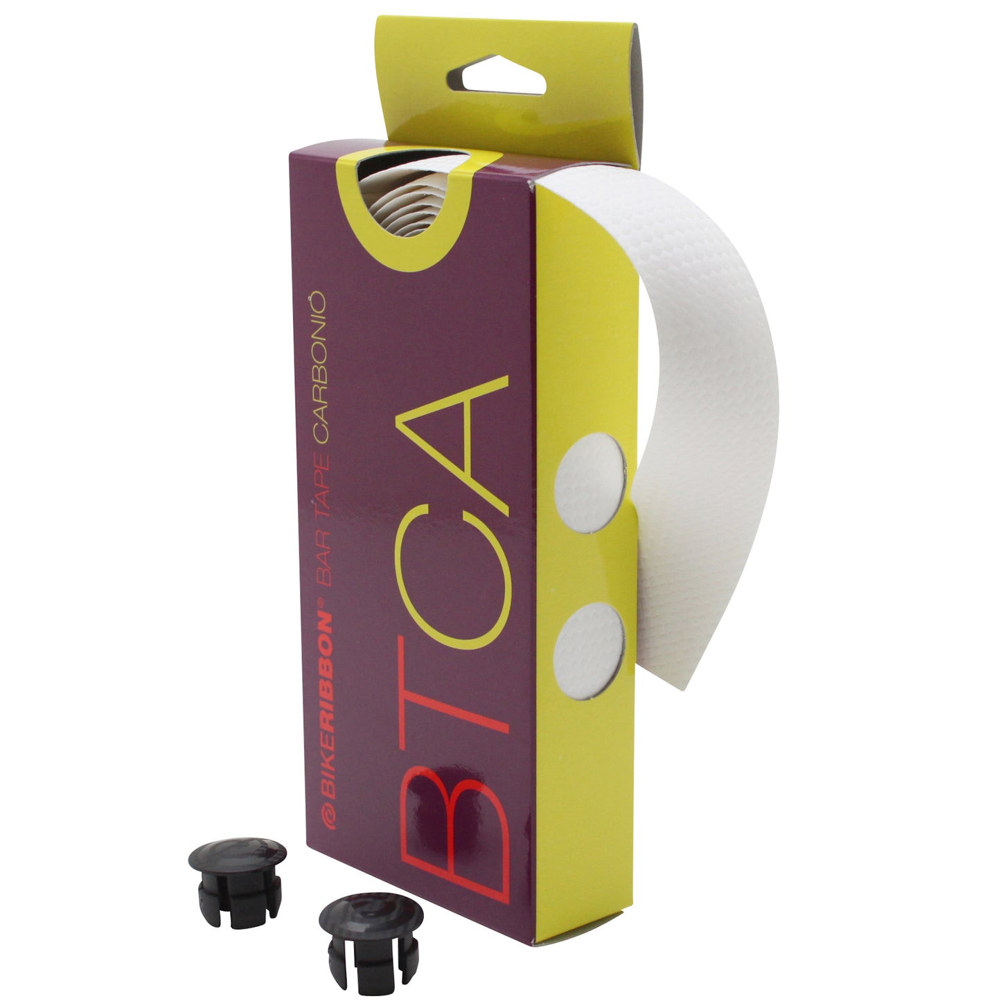 Ruban guidon Bikeribbon Carbone blanc