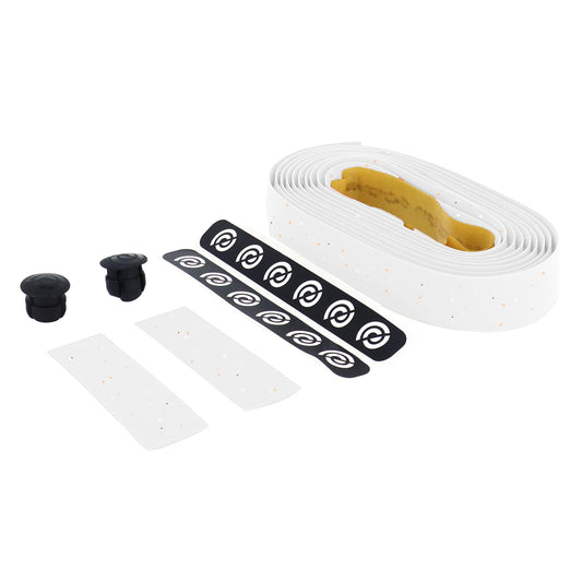 Ruban guidon Bikeribbon Cork Gel blanc avec liège