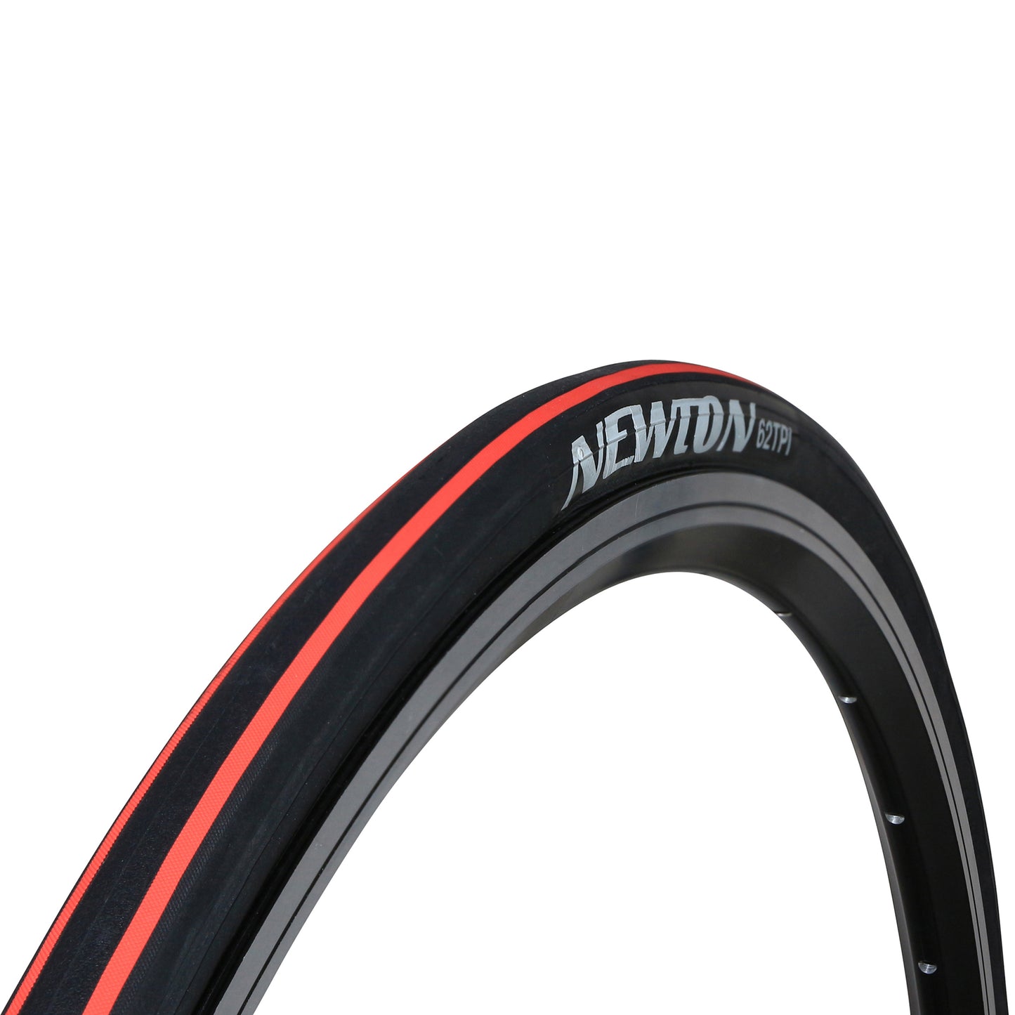 Pneu Route 700 X 23 Newton E-01 Noir Liserets Rouge TS (23-622)
