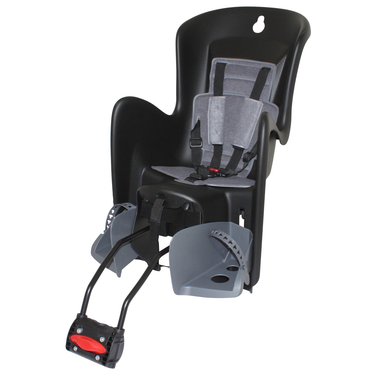 Siège enfant arrière Polisport Bilby RS cadre noir gris