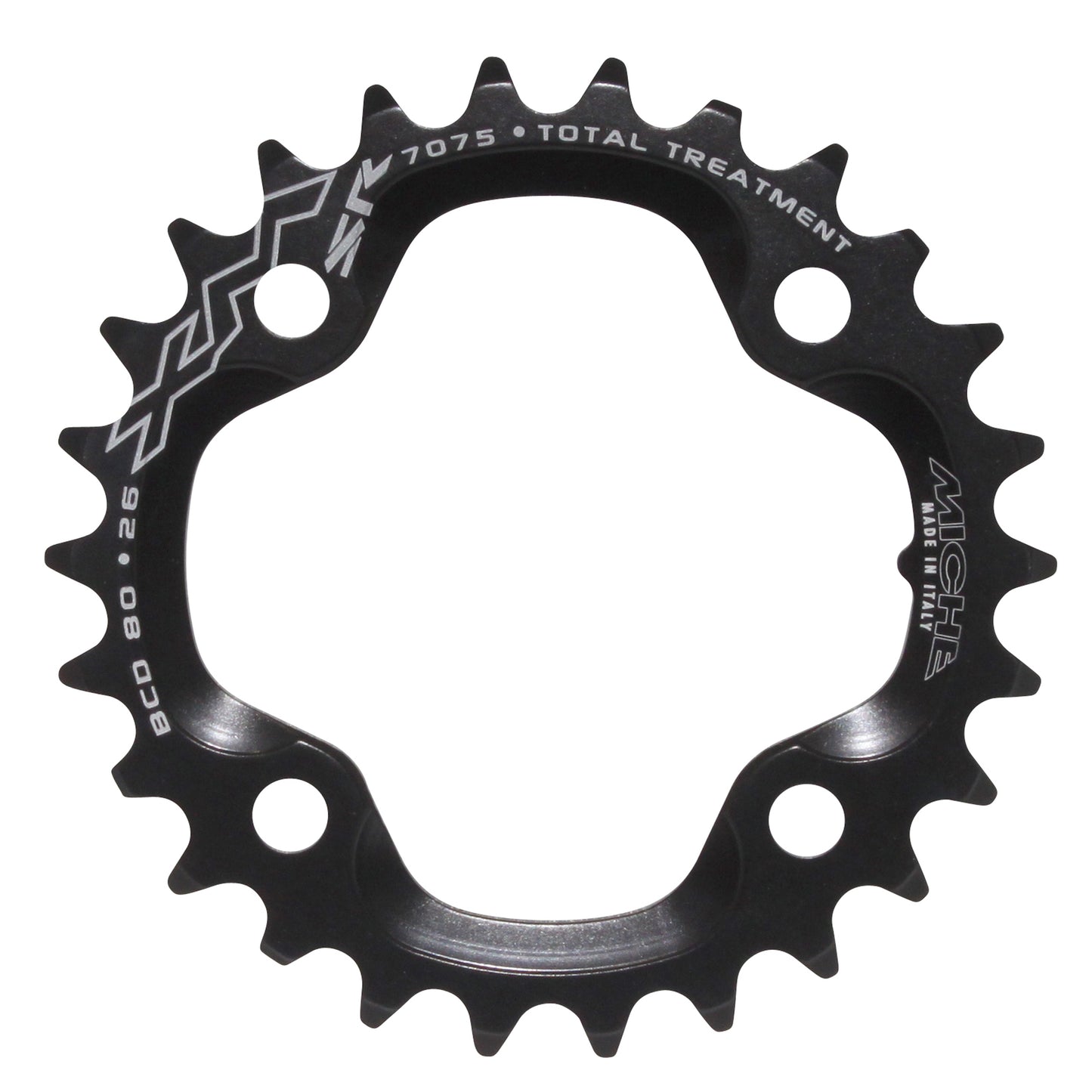 Miche D80 4-Arm MTB Chainring for SRAM X0 XX 26T Inner