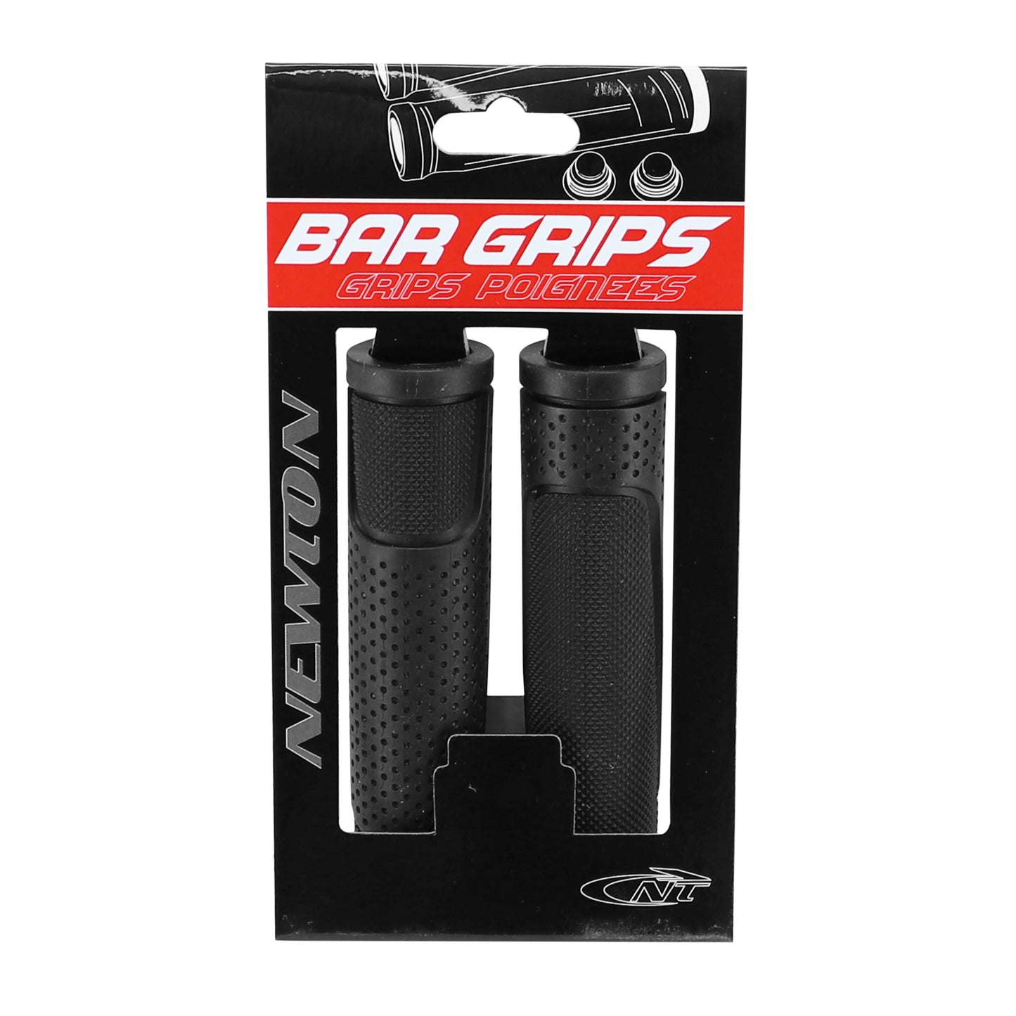 Poignées City Newton Gripchoc noir 120mm