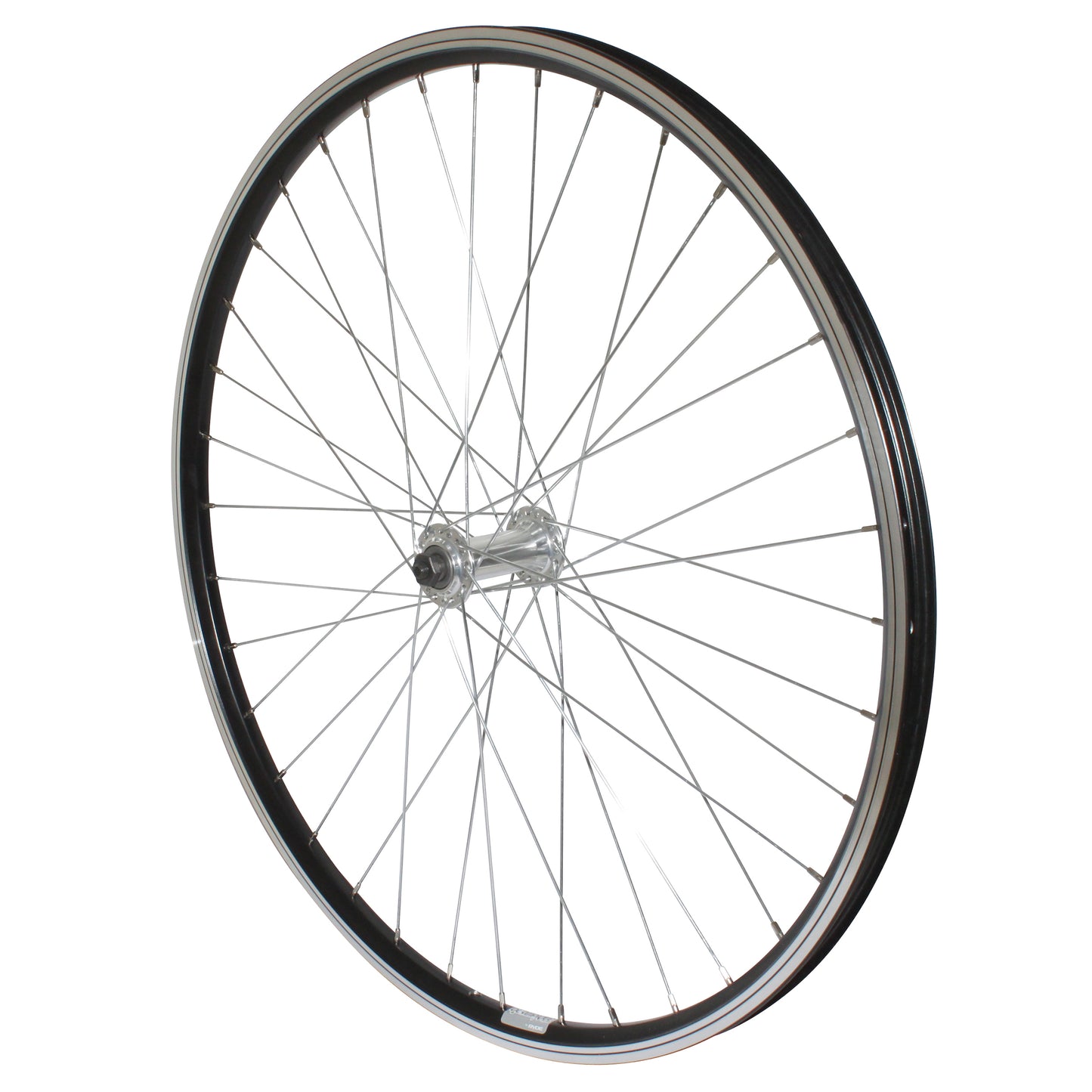 Roue PCP VTT patin blocage 26" avant alu noir double paroi moyeu alu