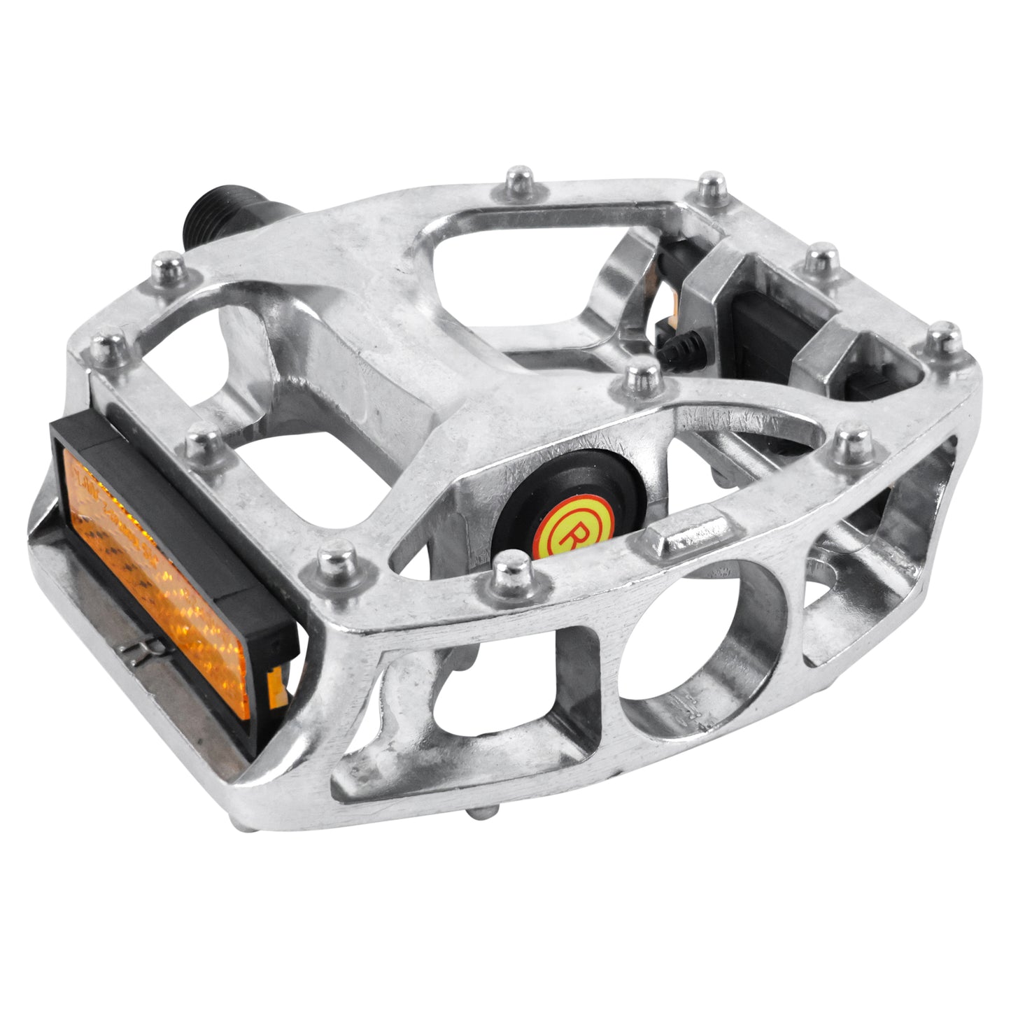 Pédale BMX Newton alu argent 9/16