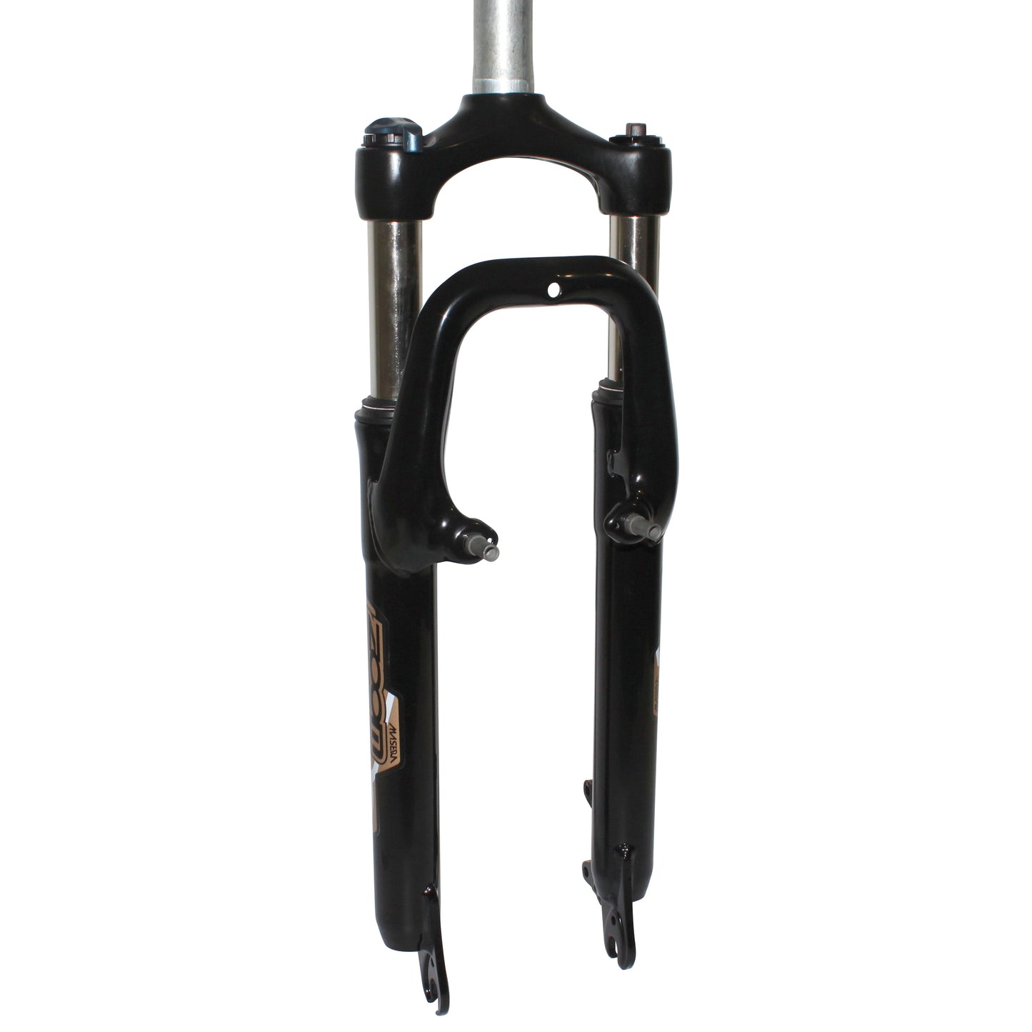 Fourche VTC 28 " Zoom misera ressort noir réglable-blocâble deb. 50mm pivot lisse 1''1-8-28,6 longueur 300mn