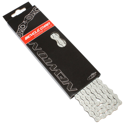 10-speed Bike Chain. Road-MTB Newton anti-rust grey 114 links compatible with Shimano and Sram