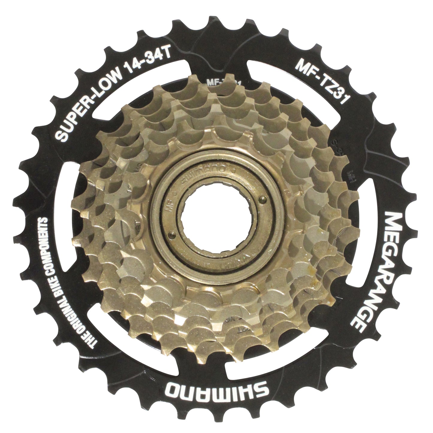 Freewheel 7V Shimano TZ-500 14-34 Megarange bronze-black