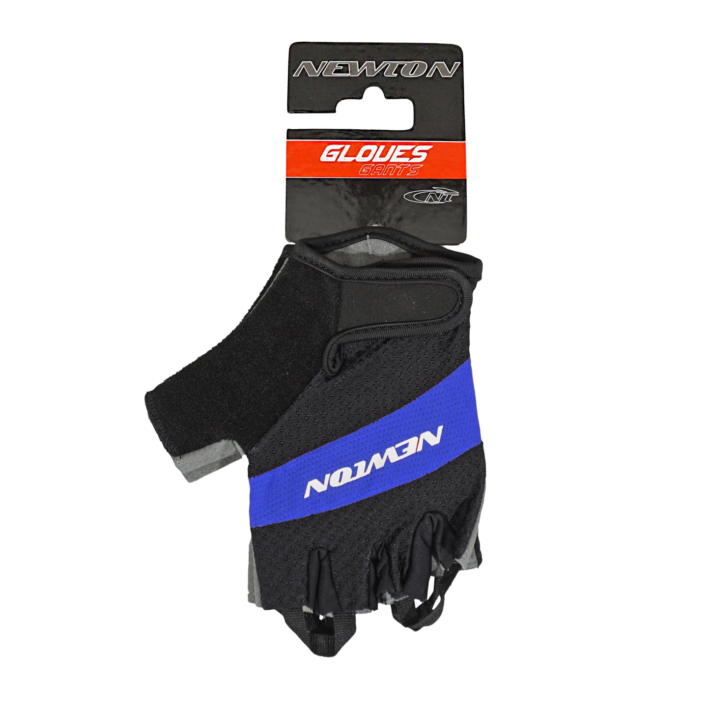 Newton Tech short cycling gloves blue / black