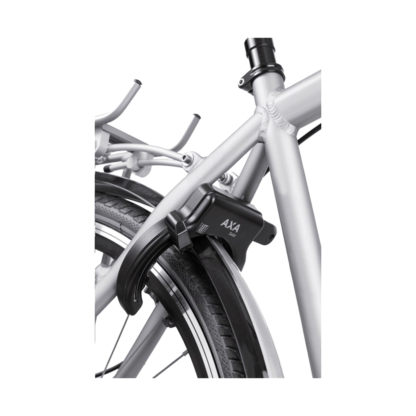 Antivol vélo fer à cheval Axa solid noir ouverture 58 mm noir sans fixation - sécurité niveau 10-15