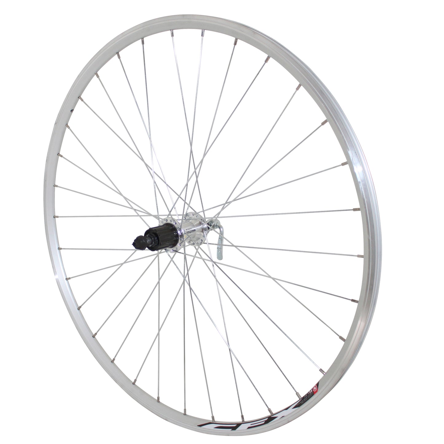 Roue route Velox patin 700 ELAN CFX argent arrière cassette