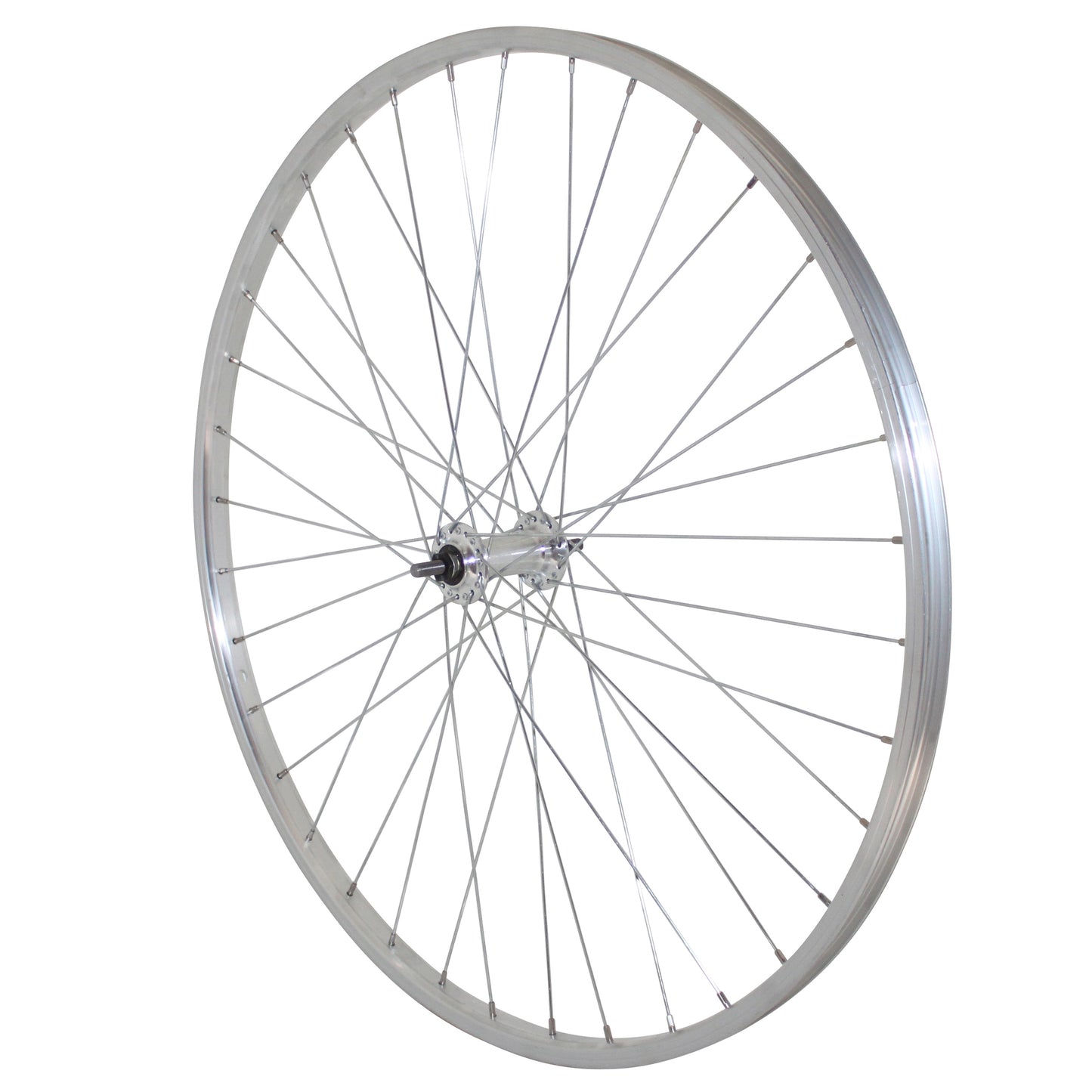 Roue VTC city Velox patin 700x28-35 avant axe plein