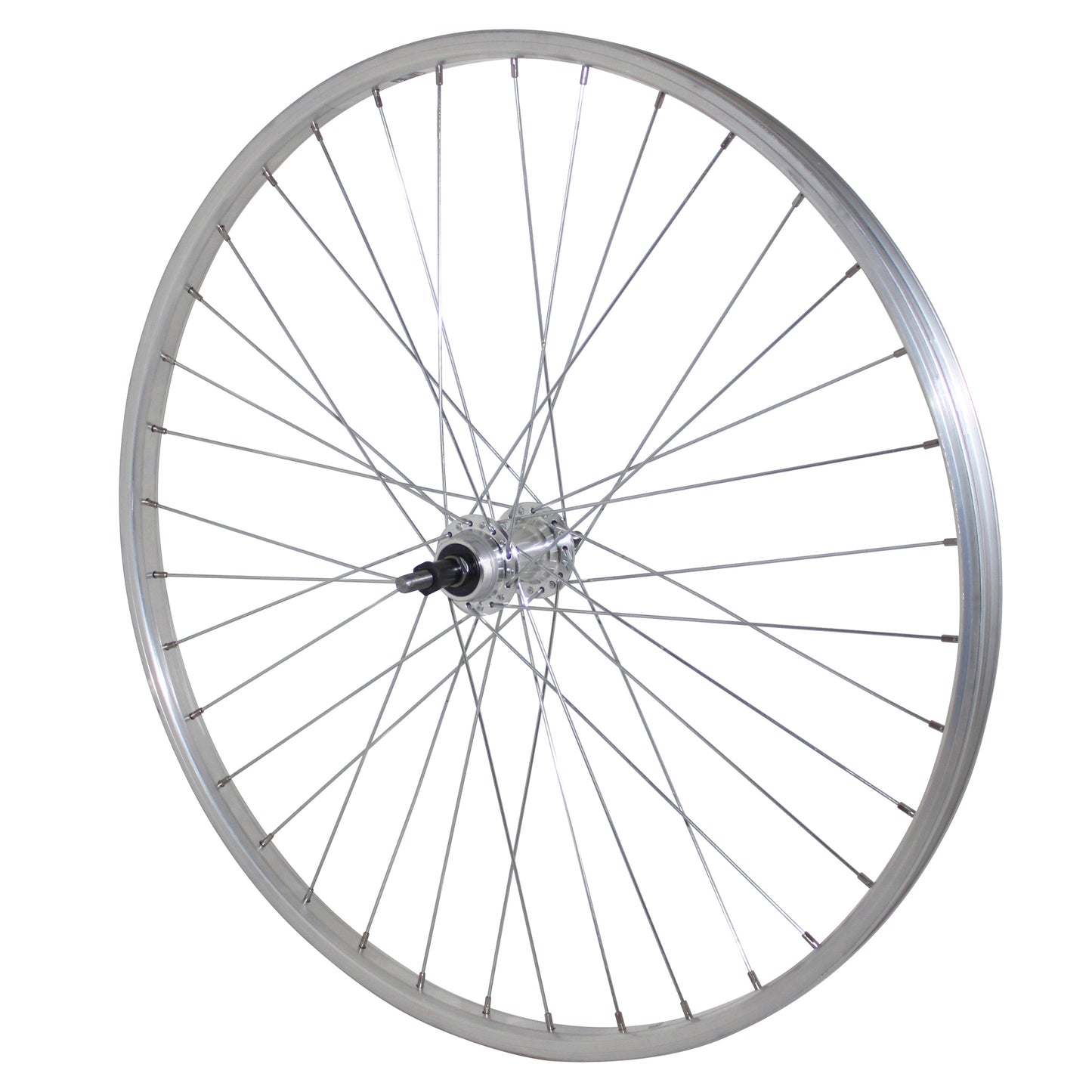 Roue VTT Velox patin 26" alu arrière axe plein RL 7-6V