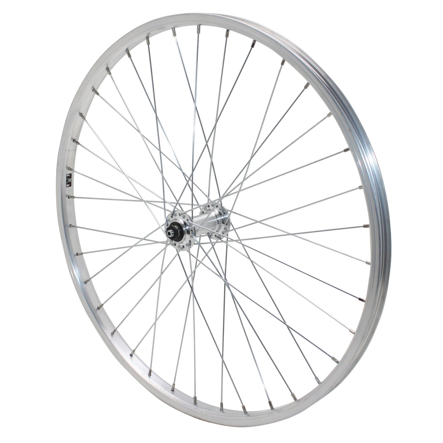 Roue VTT Velox patin blocage 24" alu avant moyeu alu