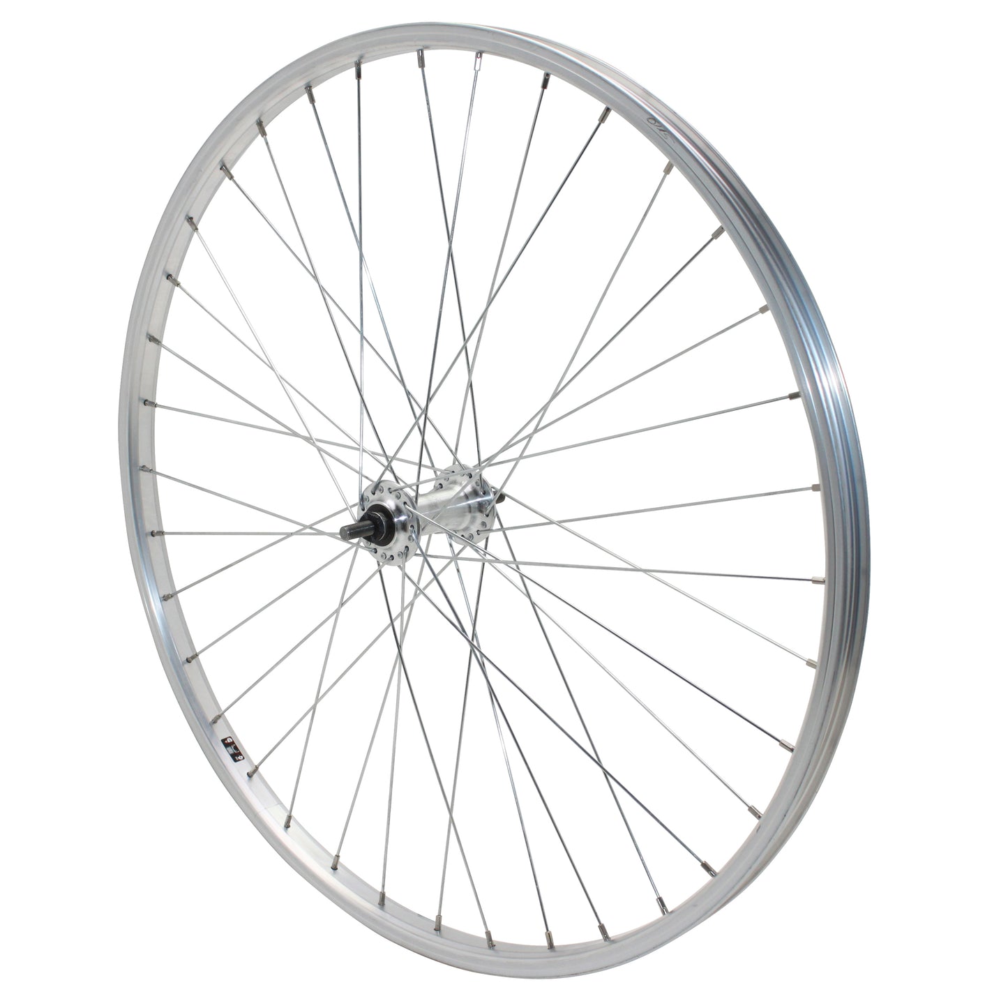 Roue VTT Velox patin 26" alu avant axe plein