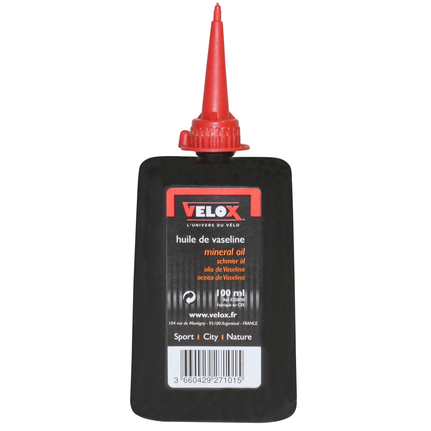Huile vélo vaseline Velox (100ml)