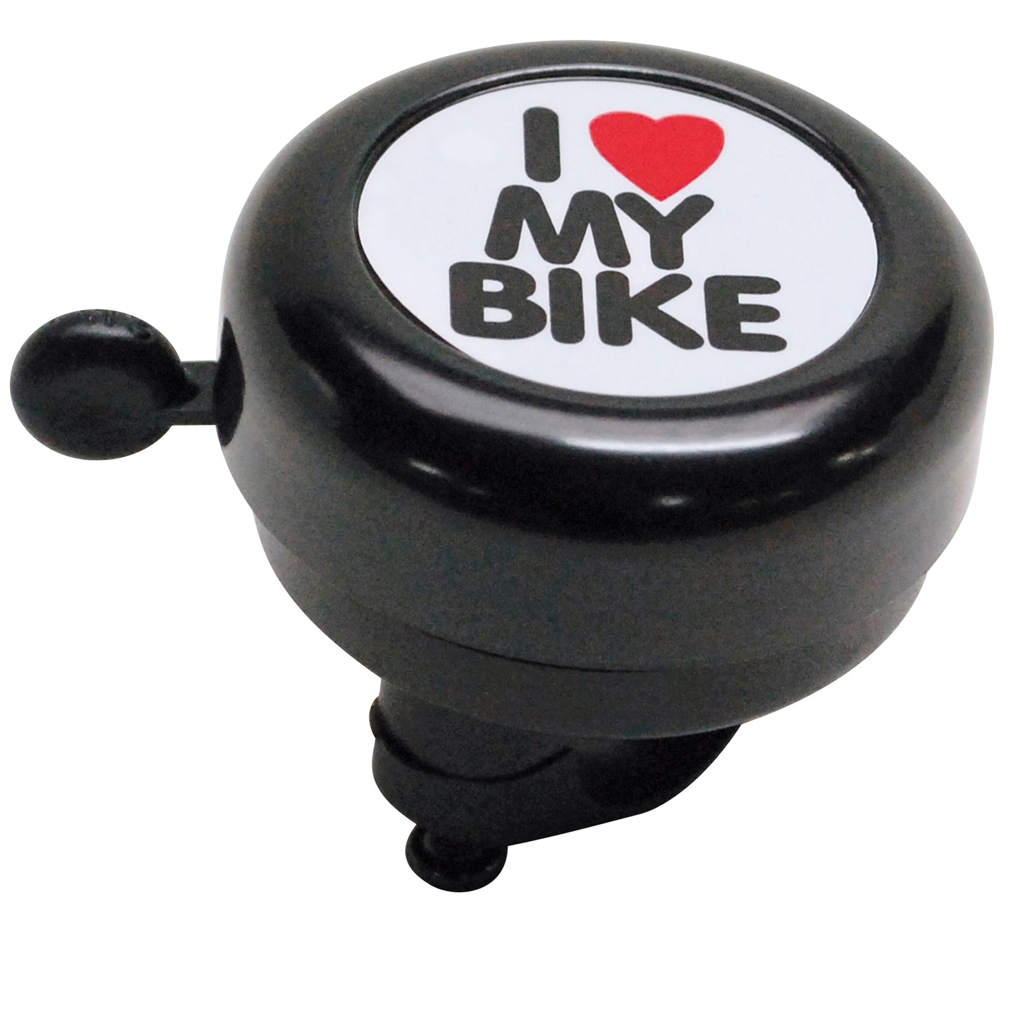 PCP aluminum black I Love My Bike 55mm bicycle bell
