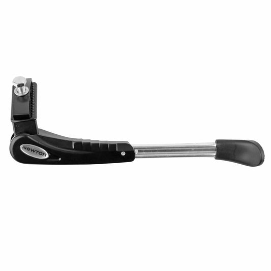 Newton 26-28" reinforced adjustable aluminum black-silver side bicycle kickstand with plate