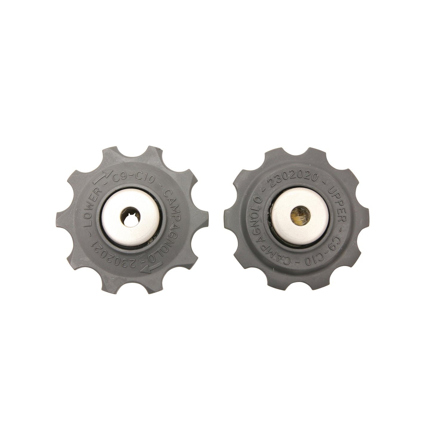 Campagnolo 8-9 speed jockey wheel.