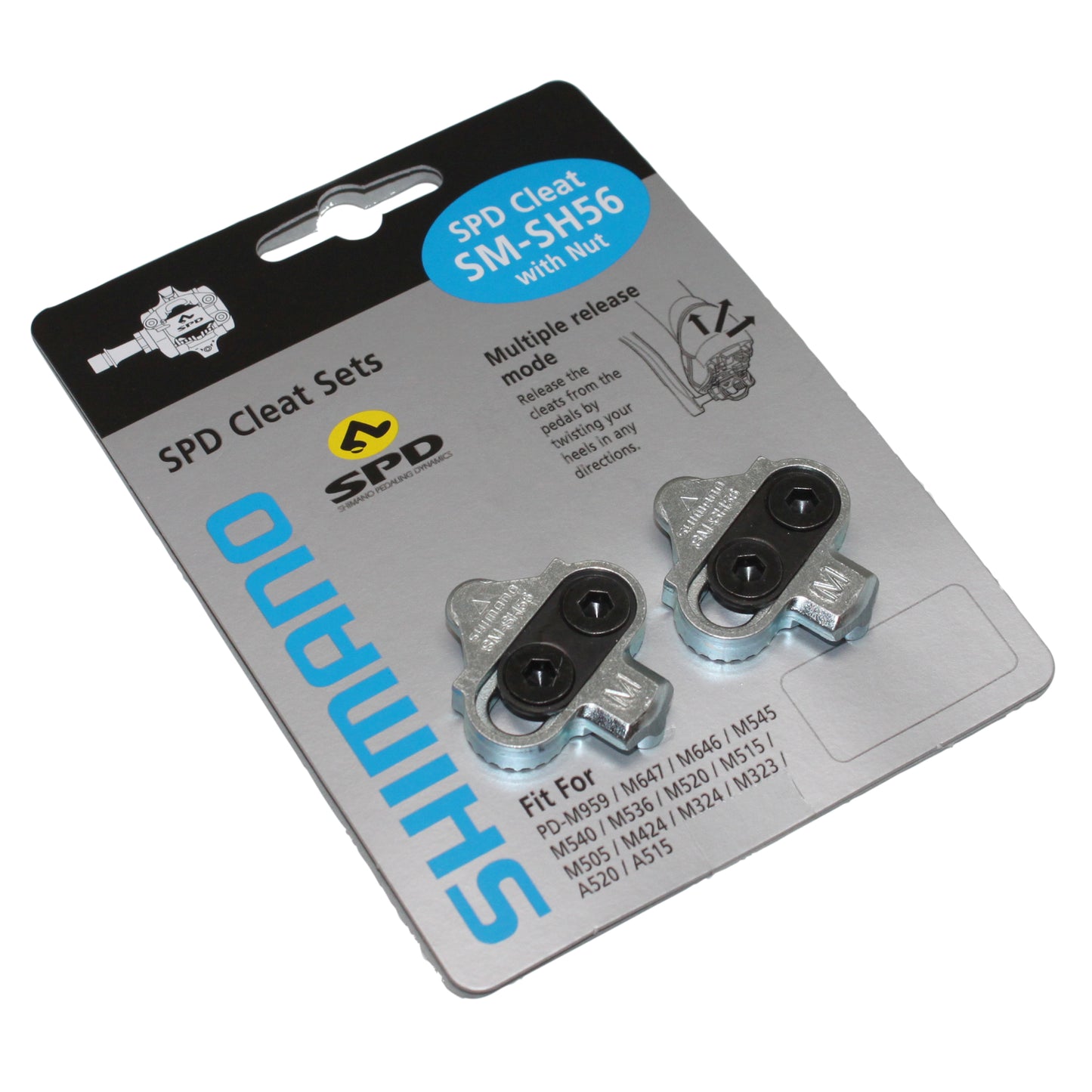 Shimano MTB sm-sh56 spd multi-release pedal cleats (pair)