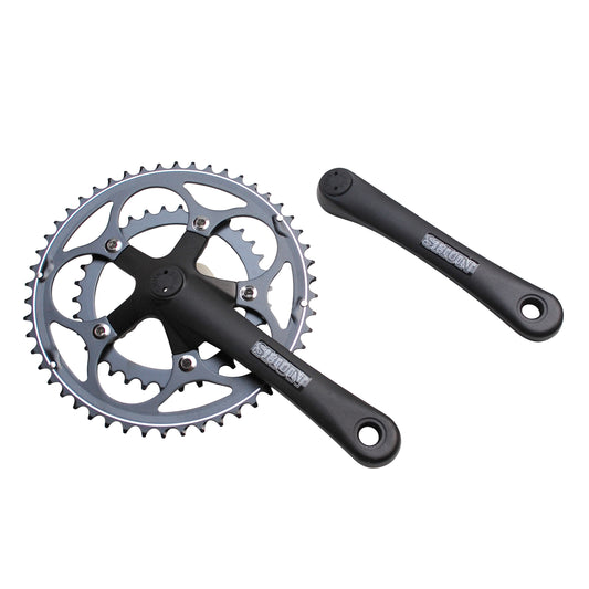 Pédalier route Stronglight Impact Eco argent 170 50x34 axe 107