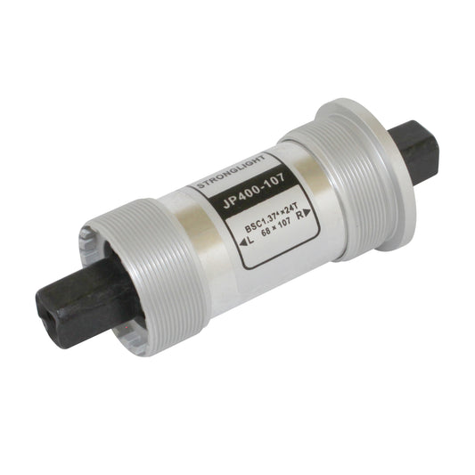 Boîtier pédalier Stronglight carré jp400 tout alu 122mm (boîte de 68) filetage anglais - bsc - 1,37x24