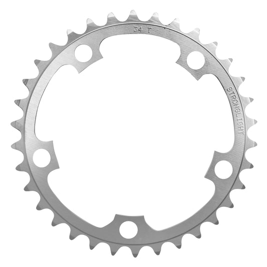 Plateau route Stronglight Dural D110 34D int Shimano argent 8-9V