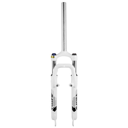 26" Zoom 386mlo MTB fork, adjustable-lockable white coil, 60mm travel, smooth steerer 285mm 1-1/8"-28.6