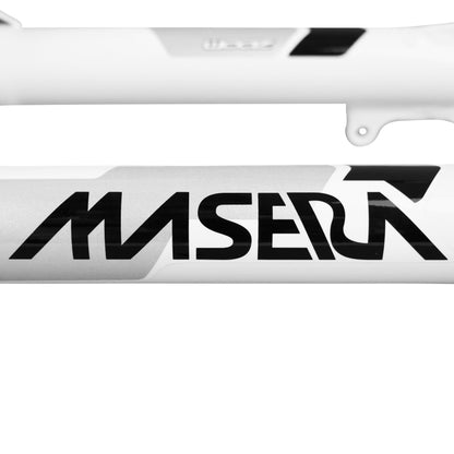 26" Zoom 386mlo MTB fork, adjustable-lockable white coil, 60mm travel, smooth steerer 285mm 1-1/8"-28.6