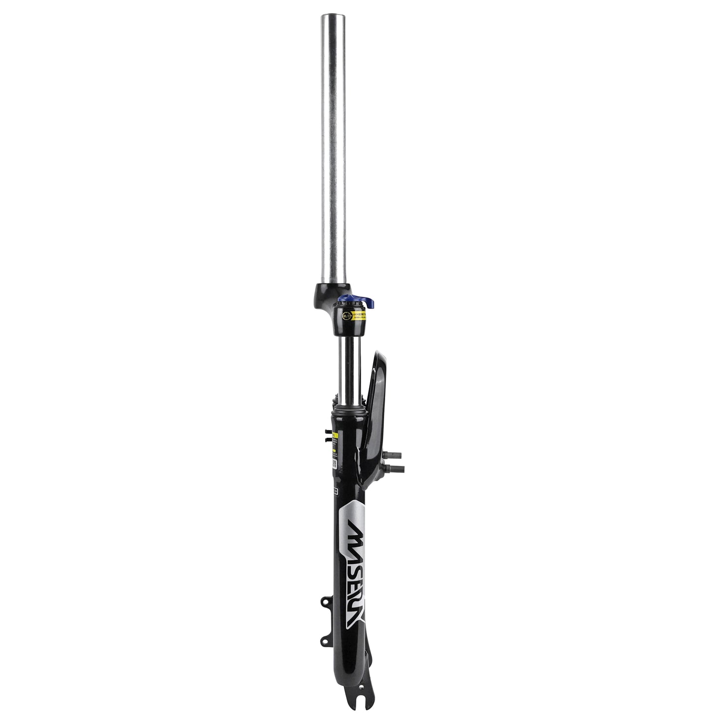 Fourche VTT 27.5 " Zoom 386mlo à ressort noir réglable-blocâble deb. 60mm pivot lisse 296mm 1''1-8-28,6