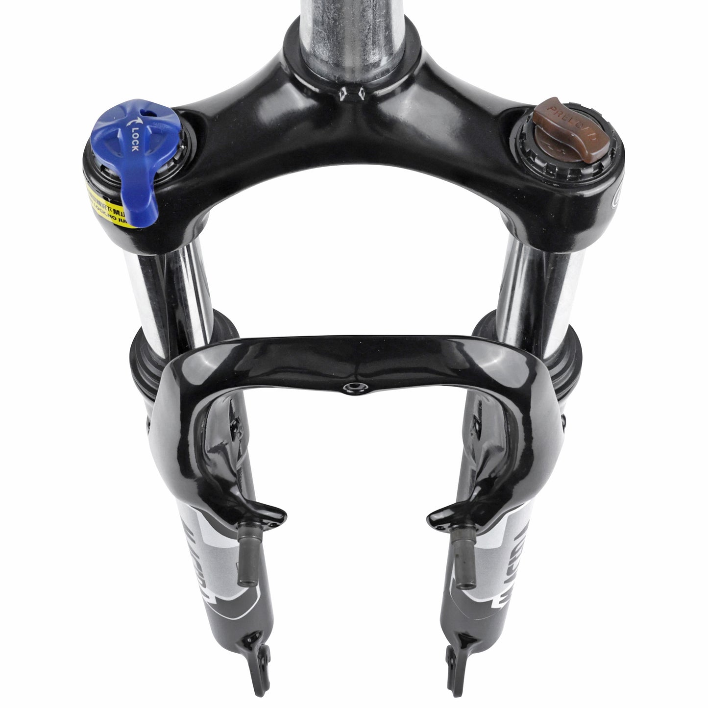 Fourche VTT 27.5 " Zoom 386mlo à ressort noir réglable-blocâble deb. 60mm pivot lisse 296mm 1''1-8-28,6