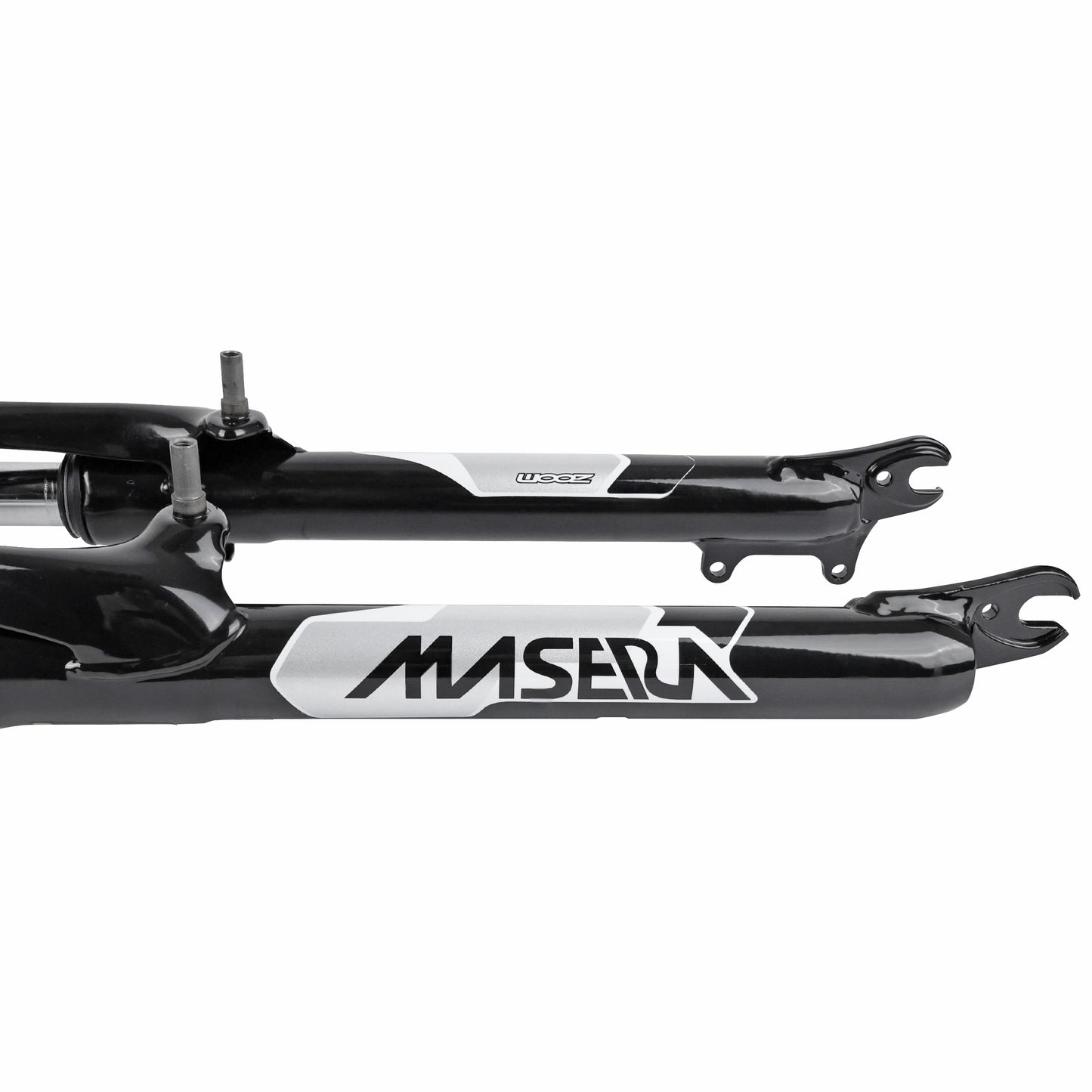 Fourche VTT 27.5 " Zoom 386mlo à ressort noir réglable-blocâble deb. 60mm pivot lisse 296mm 1''1-8-28,6