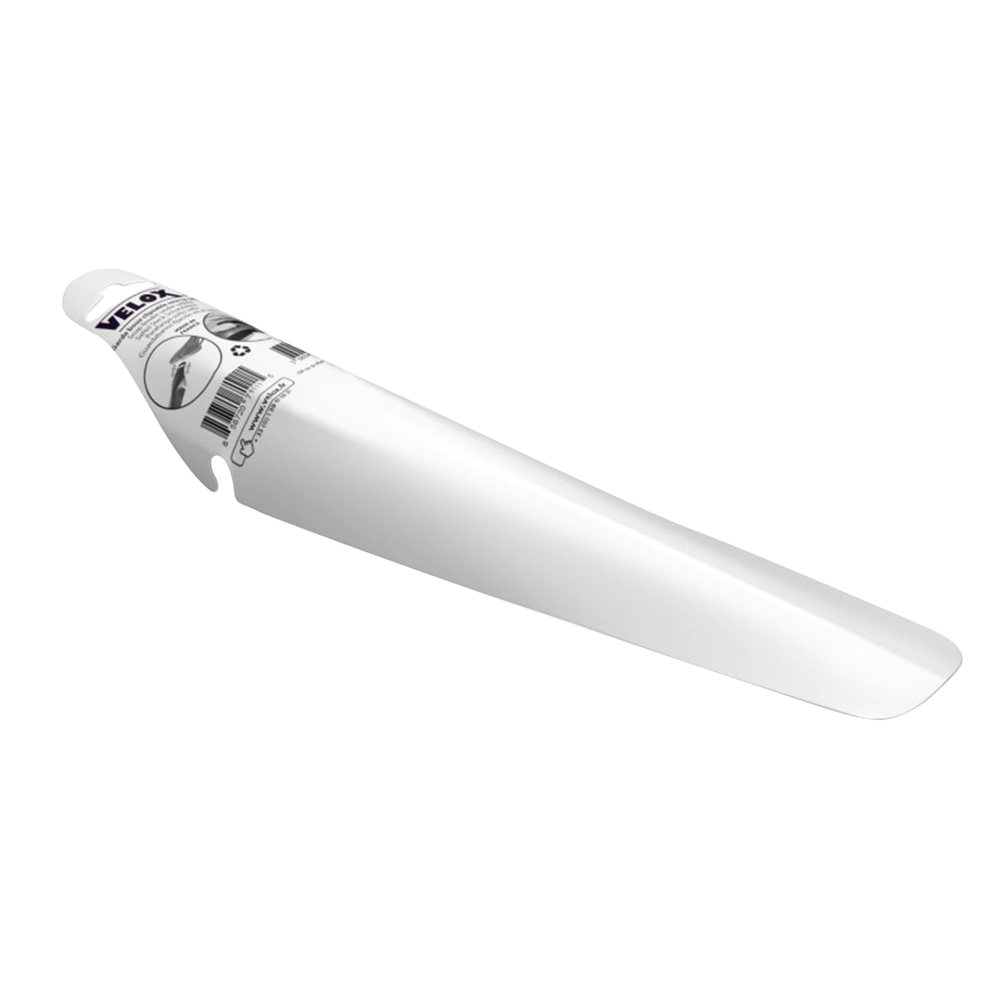 Garde-boue arrière Velox Colori blanc clipsable selle (unité)