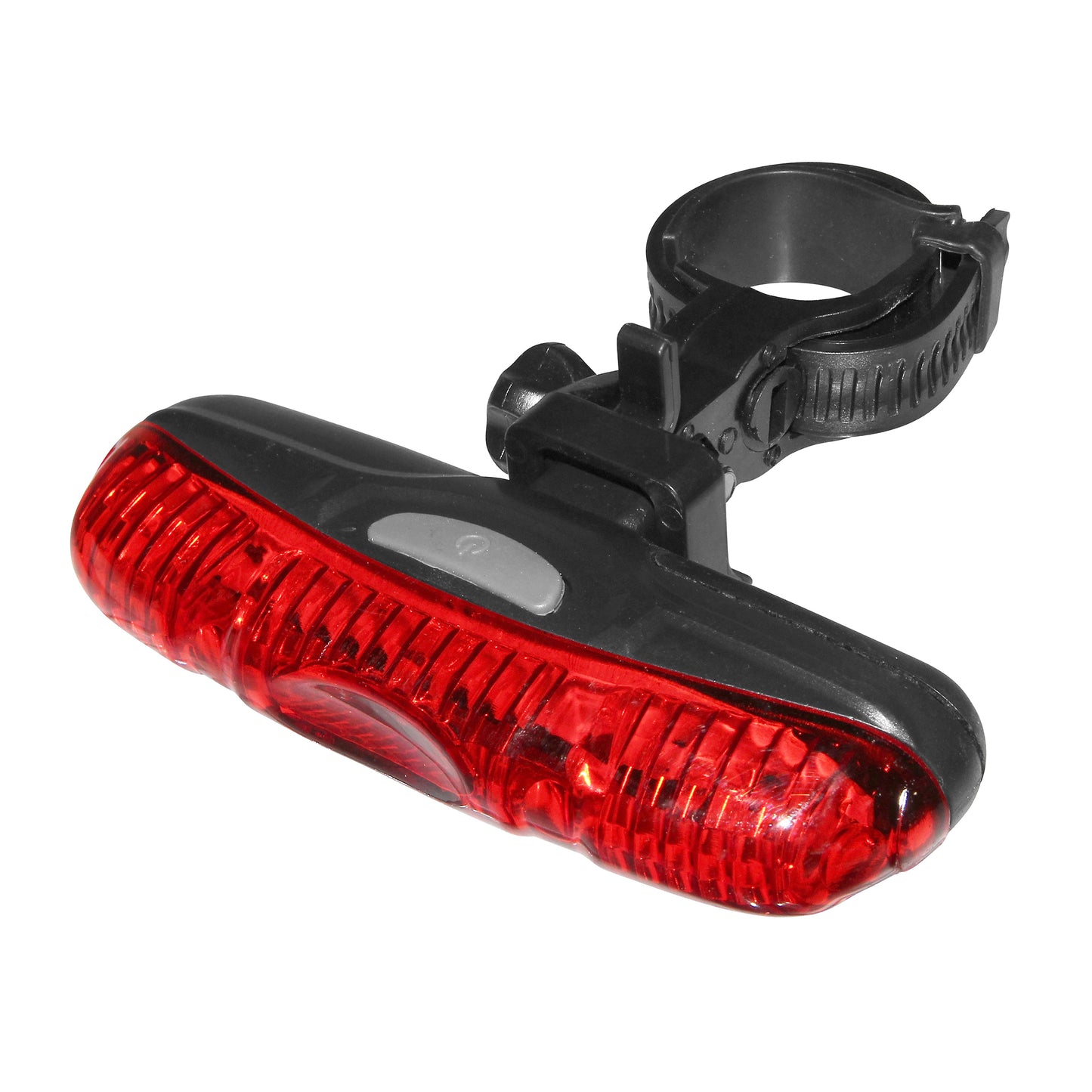 Eclairage vélo à pile arrière sur tige de selle Newton flash 5 leds 3 fonctions noir livré avec 2 piles aaa
