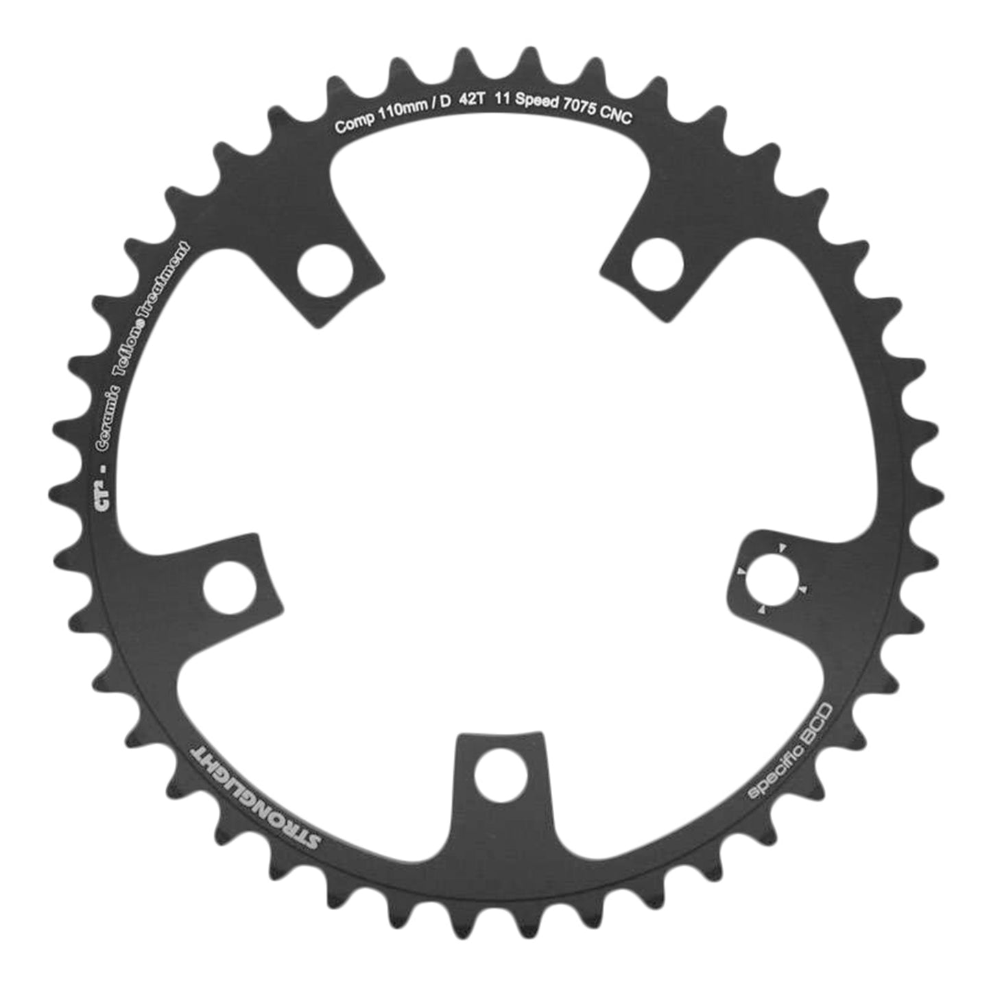 Plateau route Stronglight UltraTorque CT2 D110 42D int Campagnolo 11V