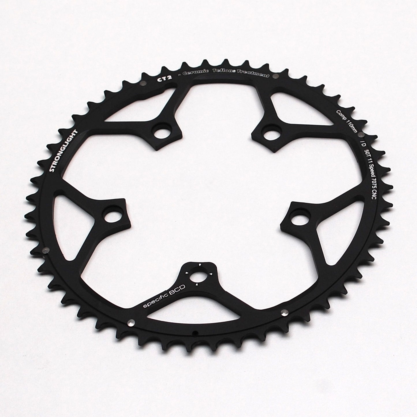 Plateau route Stronglight UltraTorque CT2 D110 50D ext Campagnolo 11V