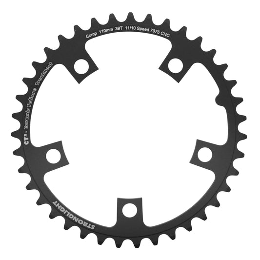 Plateau route Stronglight CT2 D110 39D int Shimano noir 10-11V