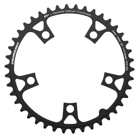 Plateau route Stronglight CT2 D110 42D int Shimano noir 10-11V