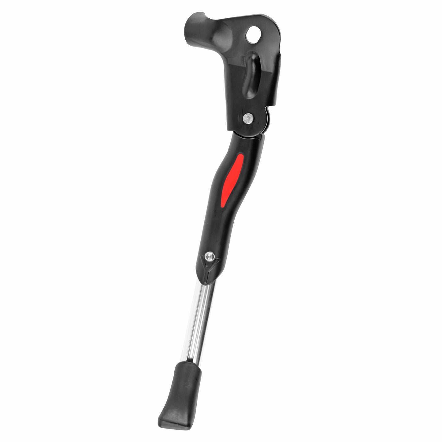 Rear side bicycle kickstand Newton 24-28'' adjustable hub mount black aluminum