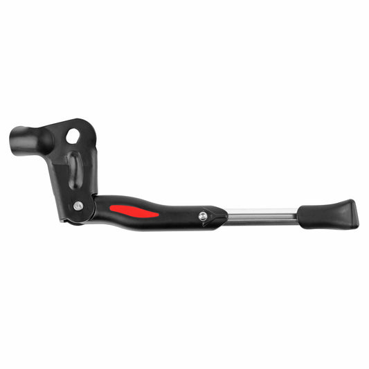 Rear side bicycle kickstand Newton 24-28'' adjustable hub mount black aluminum
